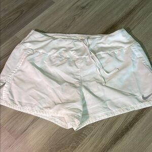 Nike White Athletic Shorts